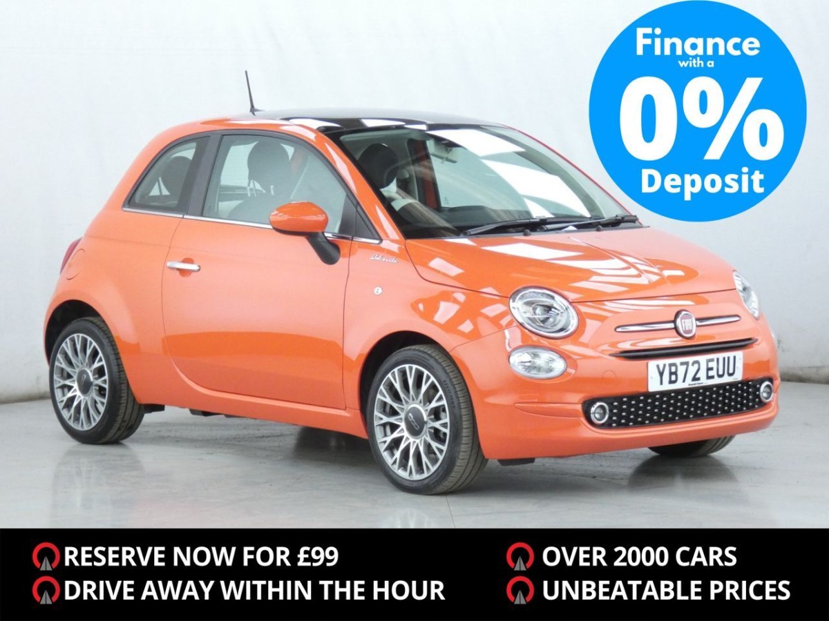 FIAT 500 1.0 DOLCEVITA PLUS MHEV 3D 69 BHP - 2022 - £11,700