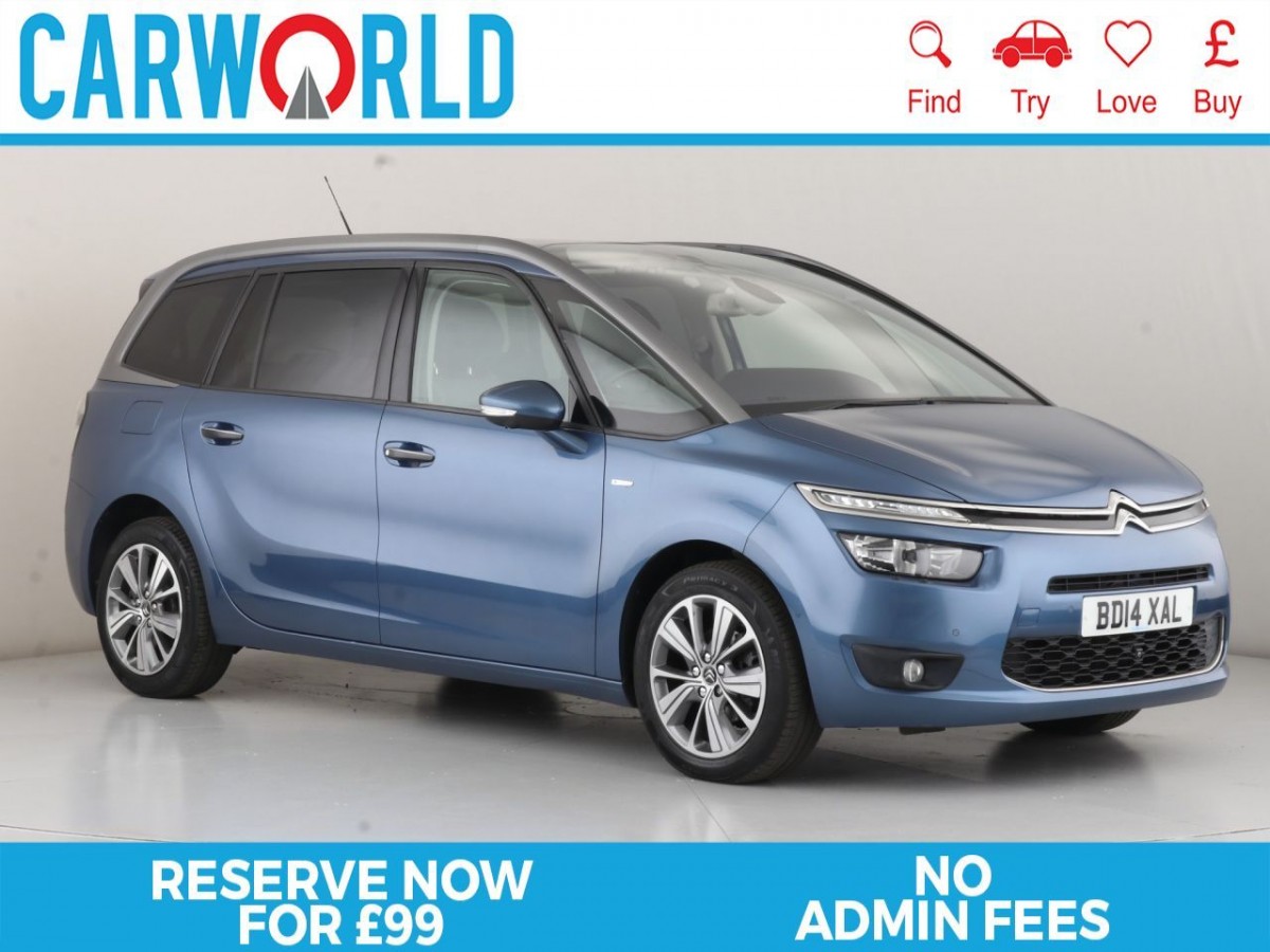 CITROEN C4 GRAND PICASSO 1.6 E-HDI AIRDREAM EXCLUSIVE PLUS ETG6 5D 113 BHP - 2014 - £12,790