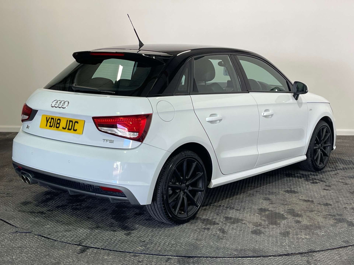 AUDI A1 2018 (18) 1.4 TFSI S LINE SPORTBACK 5DR PETROL MANUAL EURO 6 (S/S) (NAV) (125 PS) - 2018 - £12,500
