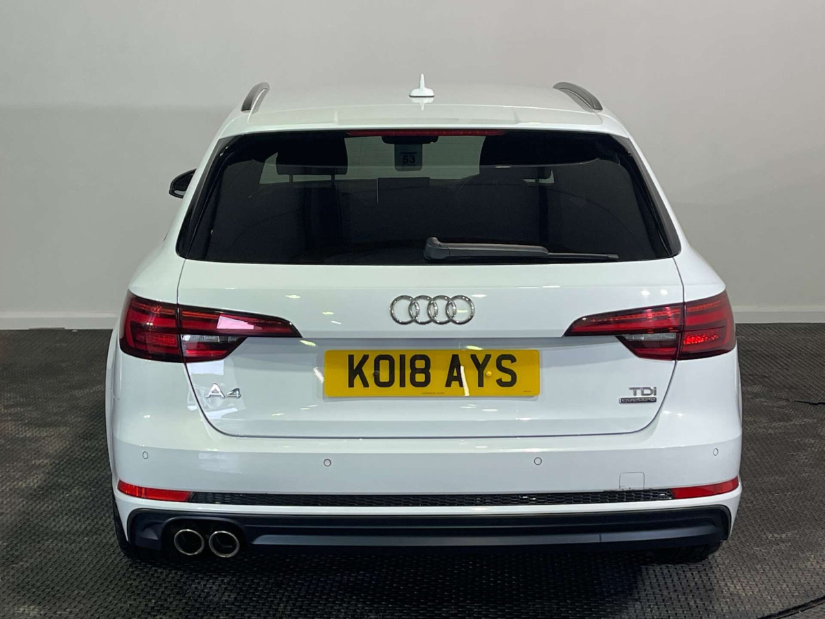 AUDI A4 2018 (18) 2.0 TDI BLACK EDITION ESTATE 5DR DIESEL S TRONIC QUATTRO EURO 6 (S/S) (190 - 2018 - £14,600