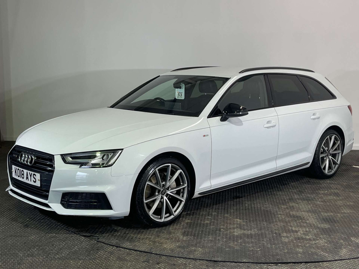 AUDI A4 2018 (18) 2.0 TDI BLACK EDITION ESTATE 5DR DIESEL S TRONIC QUATTRO EURO 6 (S/S) (190 - 2018 - £14,600