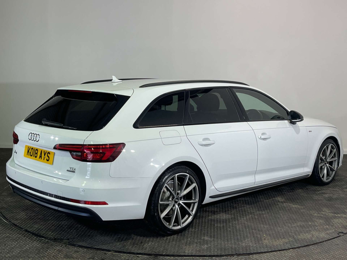 AUDI A4 2018 (18) 2.0 TDI BLACK EDITION ESTATE 5DR DIESEL S TRONIC QUATTRO EURO 6 (S/S) (190 - 2018 - £14,600