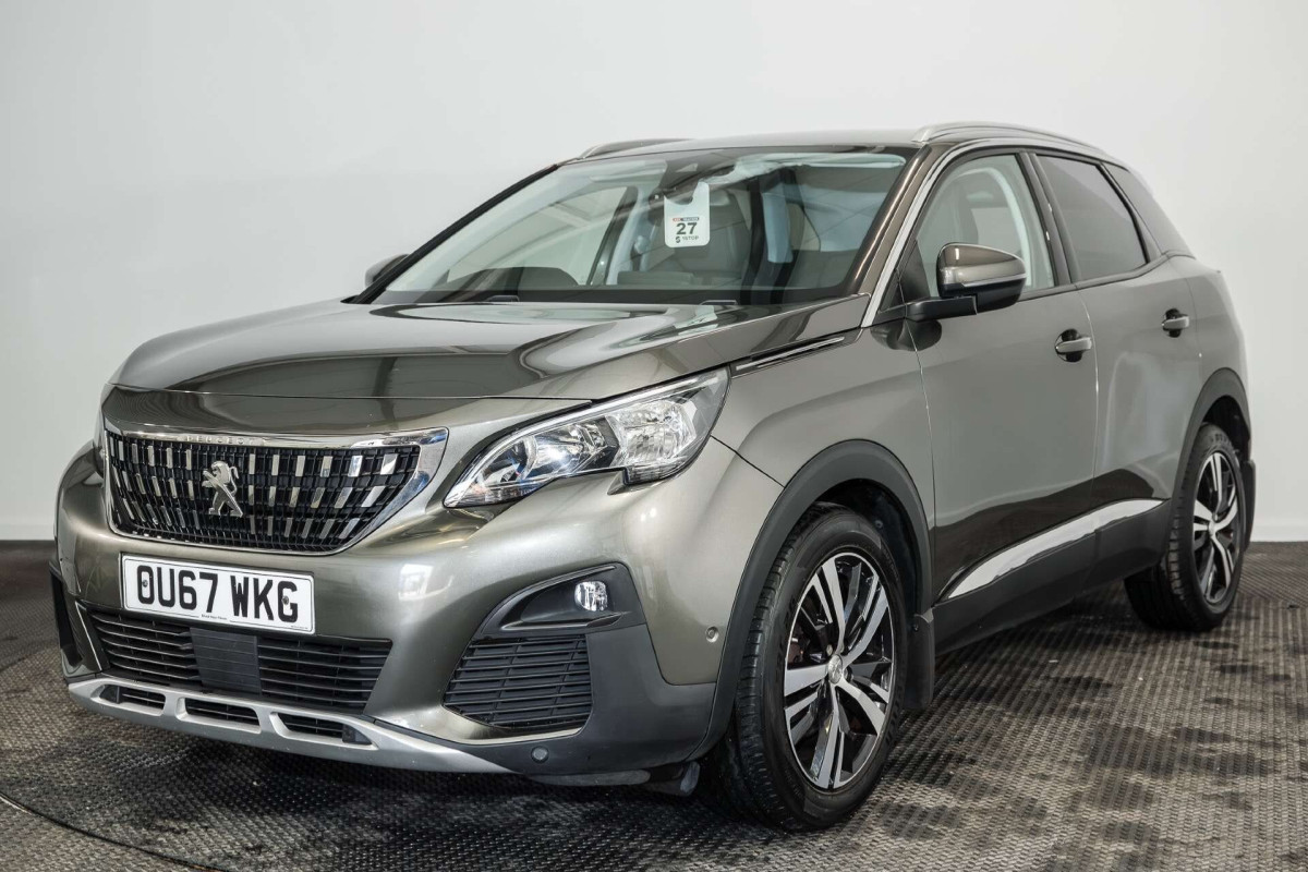 PEUGEOT 3008 2017 (67) 1.2 PURETECH ALLURE SUV 5DR PETROL MANUAL EURO 6 (S/S) (130 PS) - 2017 - £8,700