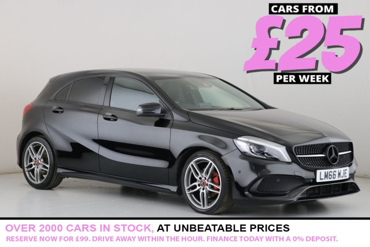MERCEDES-BENZ A-CLASS 1.6 A 160 AMG LINE PREMIUM 5D 102 BHP - 2016 - £13,490