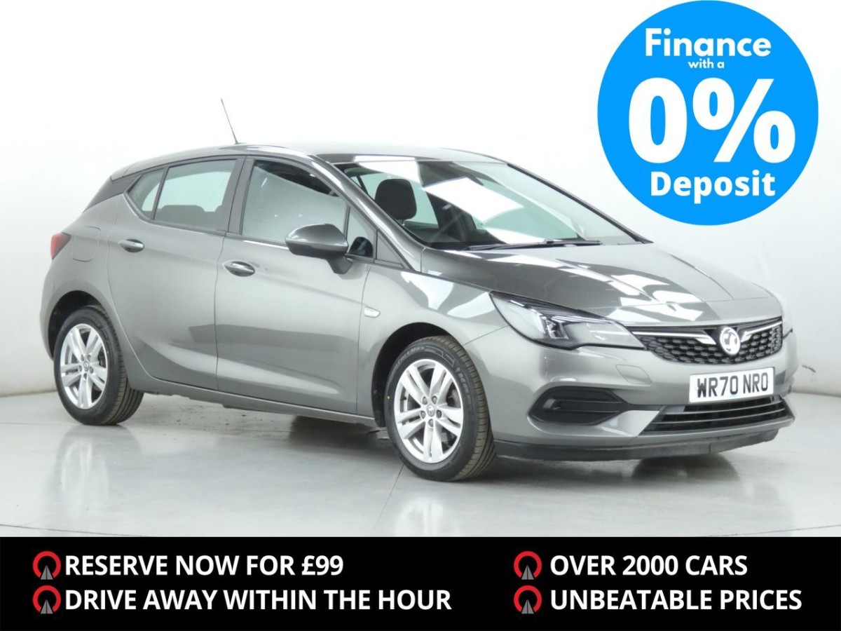 VAUXHALL ASTRA 1.5 BUSINESS EDITION NAV 5D 104 BHP - 2020 - £9,700