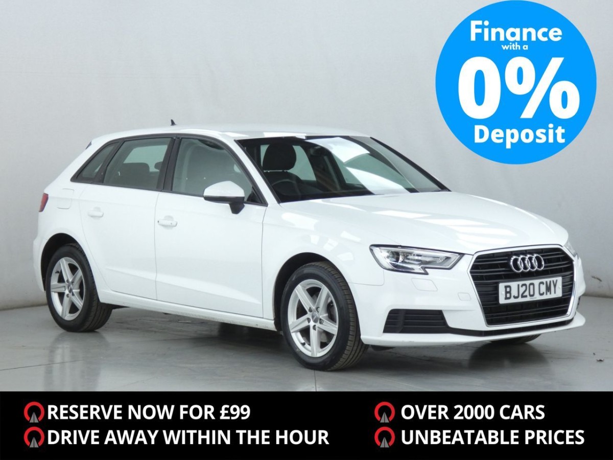 AUDI A3 2.0 SPORTBACK TDI SE TECHNIK 5D 148 BHP - 2020 - £11,700