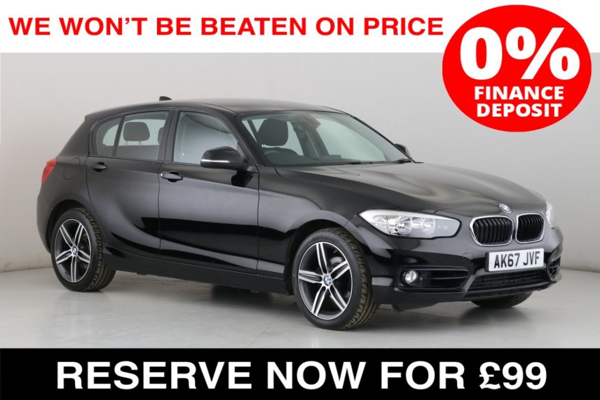 BMW 1 SERIES 2.0 118D SPORT 5D 147 BHP - 2017 - £12,990