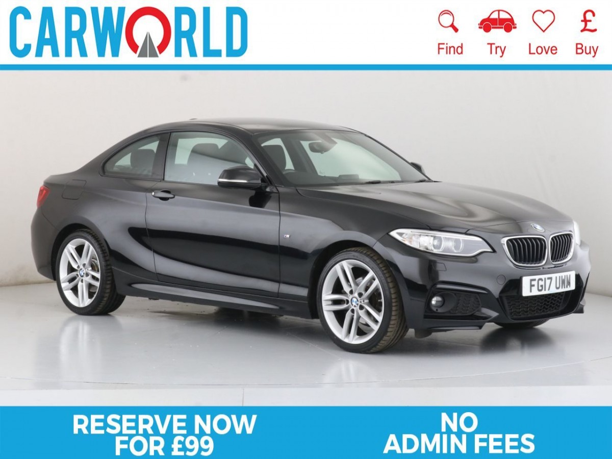 BMW 2 SERIES 1.5 218I M SPORT 2D 134 BHP - 2017 - £15,700