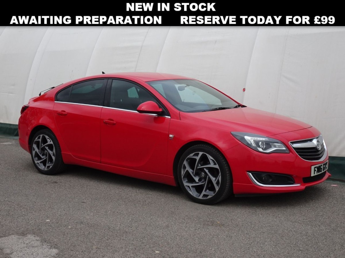 VAUXHALL INSIGNIA 2.0 SRI NAV VX-LINE CDTI ECOFLEX S/S 5D 167 BHP - 2016 - £7,400