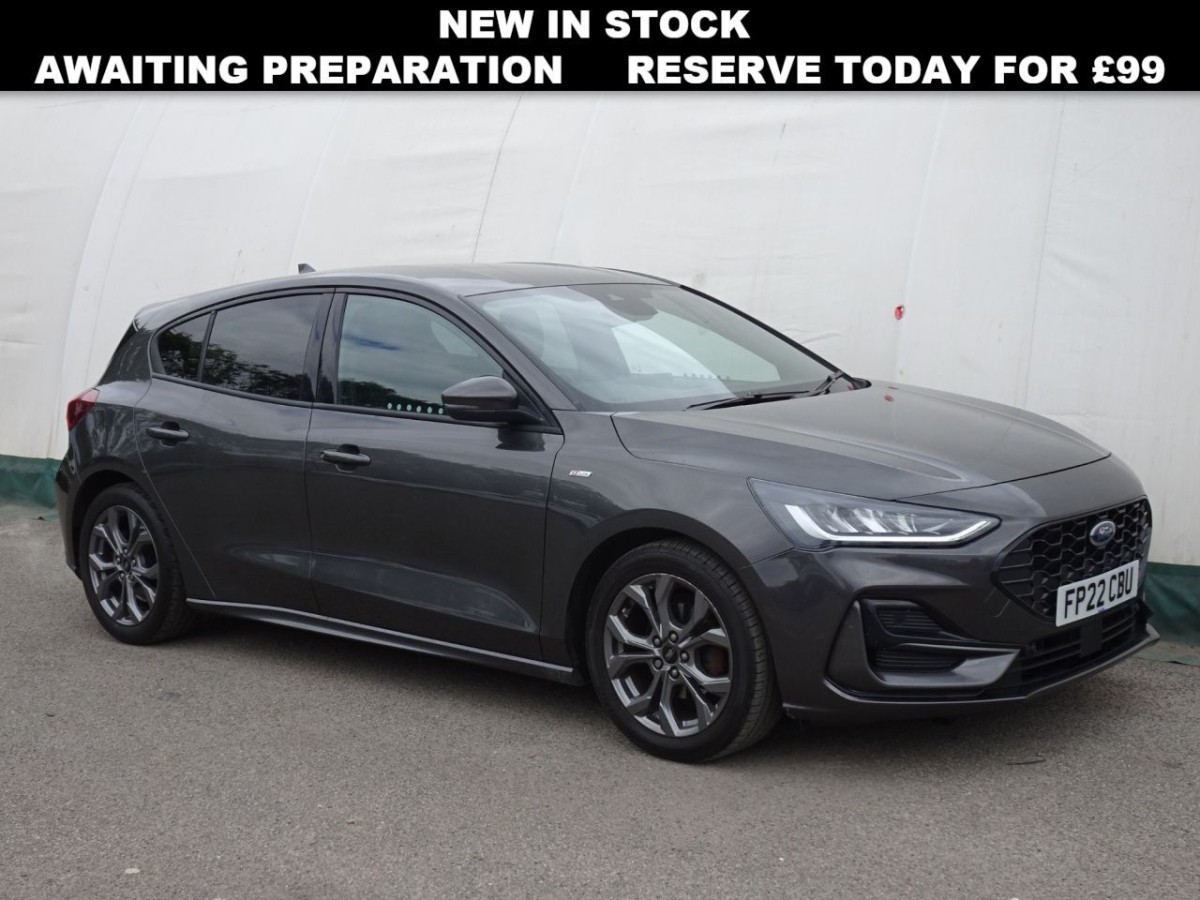 FORD FOCUS 1.0 ST-LINE 5D 124 BHP - 2022 - £12,400