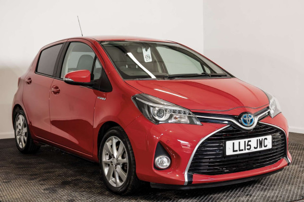 TOYOTA YARIS 2015 (15) 1.5 VVT-H EXCEL HATCHBACK 5DR PETROL HYBRID E-CVT EURO 6 (15IN ALLOY) (101