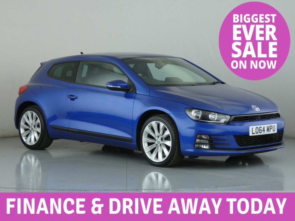 VOLKSWAGEN SCIROCCO 2.0 GT TDI BLUEMOTION TECHNOLOGY 2D 150 BHP - 2014 - £8,990