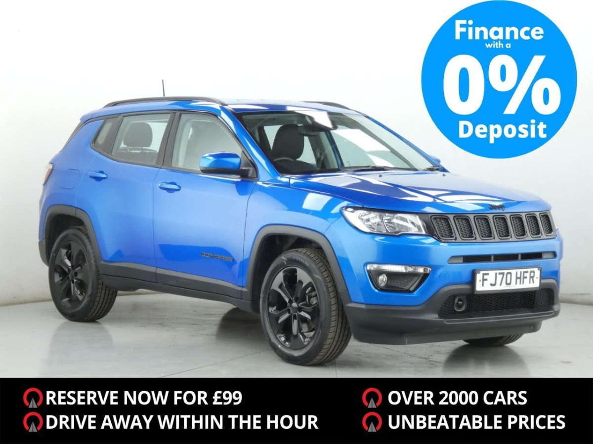 JEEP COMPASS 1.4 MULTIAIR II NIGHT EAGLE 5D 138 BHP - 2020 - £14,990