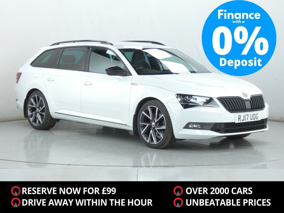 SKODA SUPERB 1.4 SPORTLINE TSI 5D 148 BHP - 2017 - £13,700