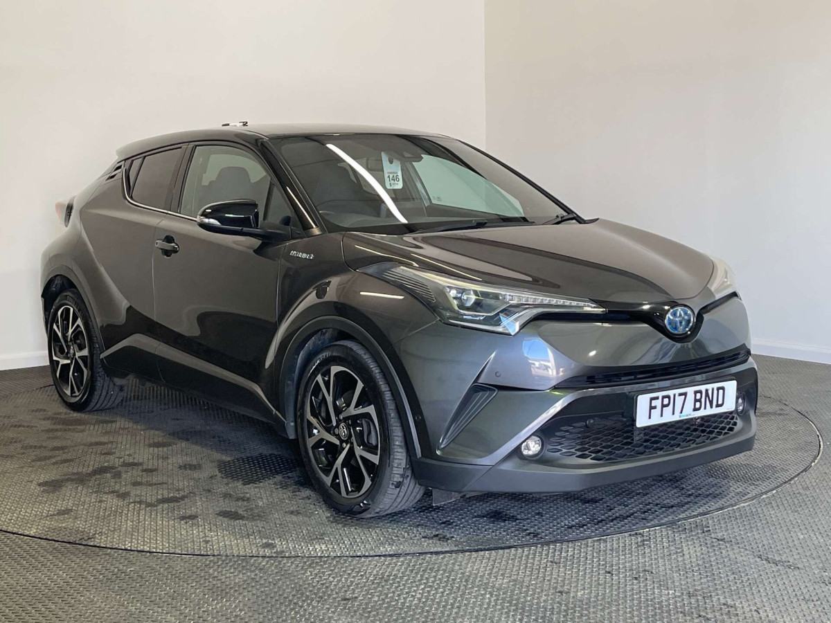 TOYOTA C-HR 2017 (17) 1.8 VVT-H DYNAMIC SUV 5DR PETROL HYBRID CVT EURO 6 (S/S) (122 PS) - 2017 - £13,500