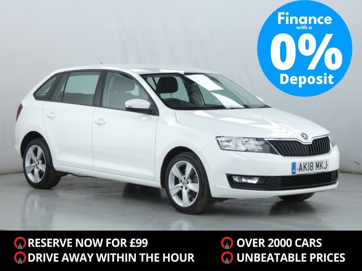 SKODA RAPID 1.0 SPACEBACK SE TECH TSI 5D 109 BHP - 2018 - £6,490