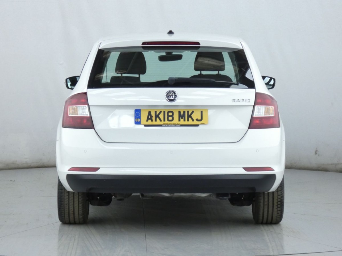 SKODA RAPID 1.0 SPACEBACK SE TECH TSI 5D 109 BHP - 2018 - £6,490