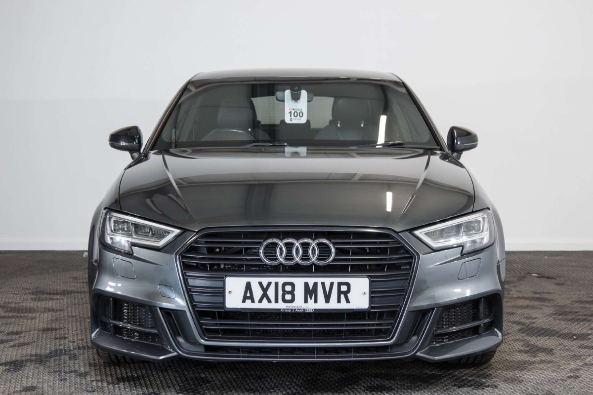 AUDI A3 2018 (18) 1.5 TFSI COD BLACK EDITION SPORTBACK 5DR PETROL MANUAL EURO 6 (S/S) (150 PS - 2018 - £10,500