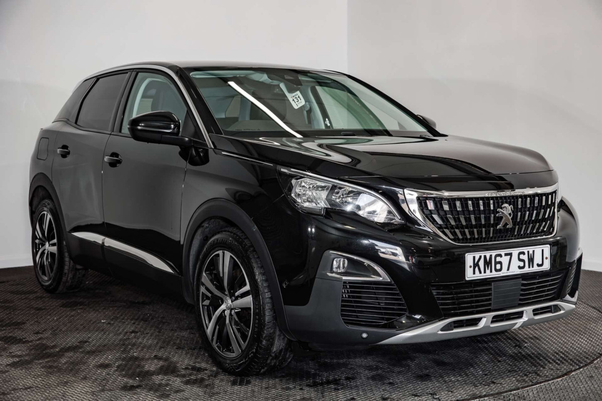 PEUGEOT 3008 2017 (67) 1.6 BLUEHDI ALLURE SUV 5DR DIESEL MANUAL EURO 6 (S/S) (120 PS) - 2017 - £10,500