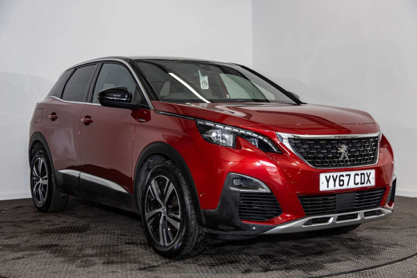 Carworld - PEUGEOT 3008 2017 (67) 1.6 BLUEHDI GT LINE SUV 5DR DIESEL EAT EURO 6 (S/S) (120 PS)