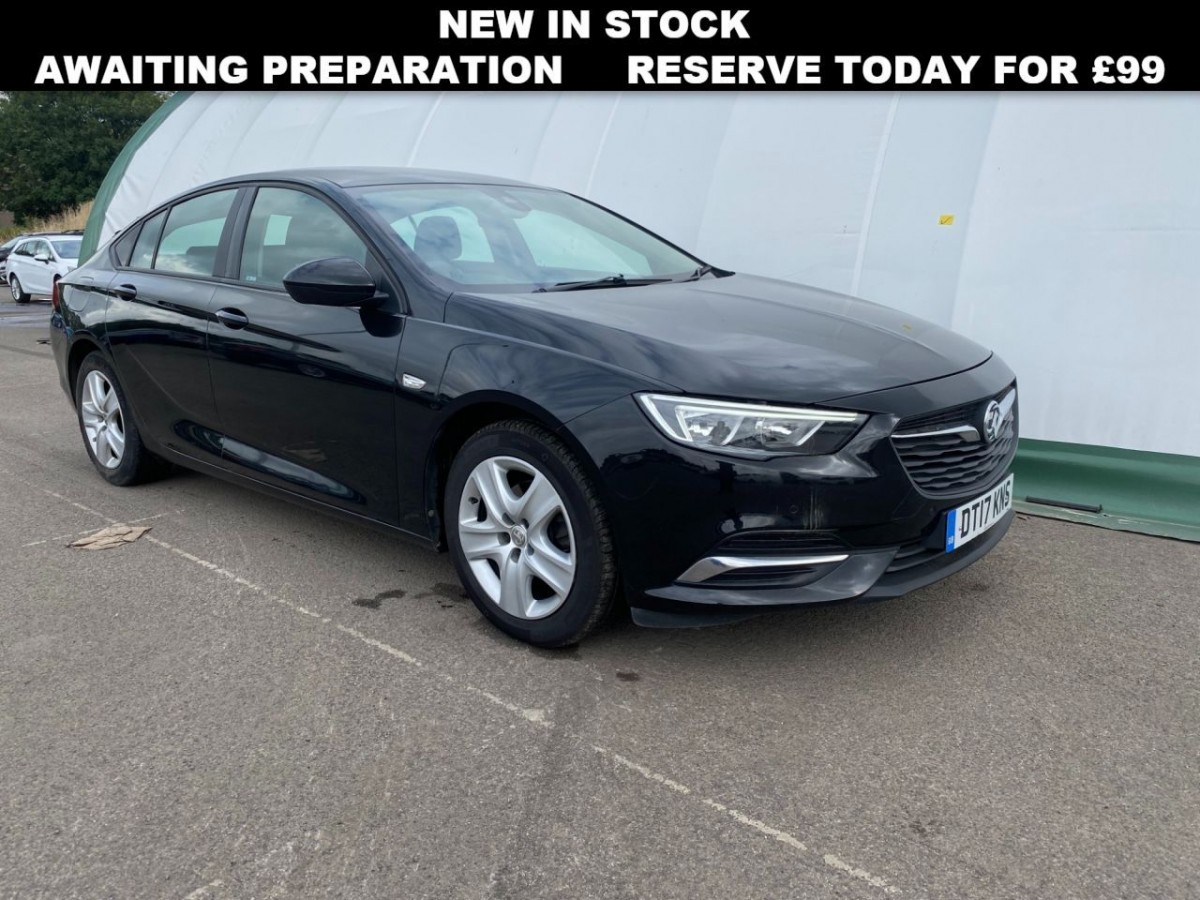 VAUXHALL INSIGNIA GRAND SPORT 1.6 DESIGN NAV ECOTEC 5D 108 BHP - 2017 - £8,990