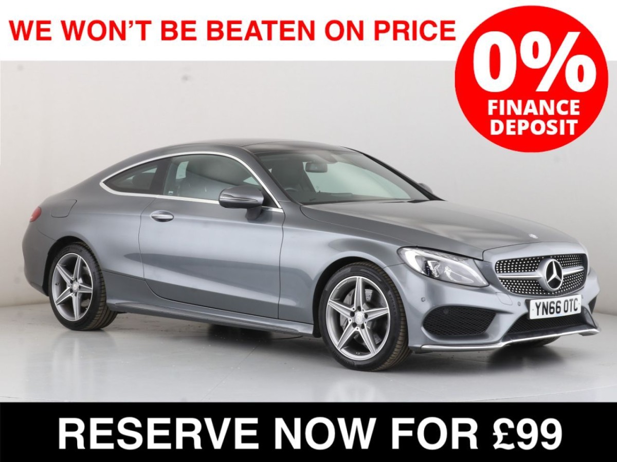 MERCEDES-BENZ C-CLASS 2.0 C 200 AMG LINE PREMIUM 2D 181 BHP - 2016 - £18,990