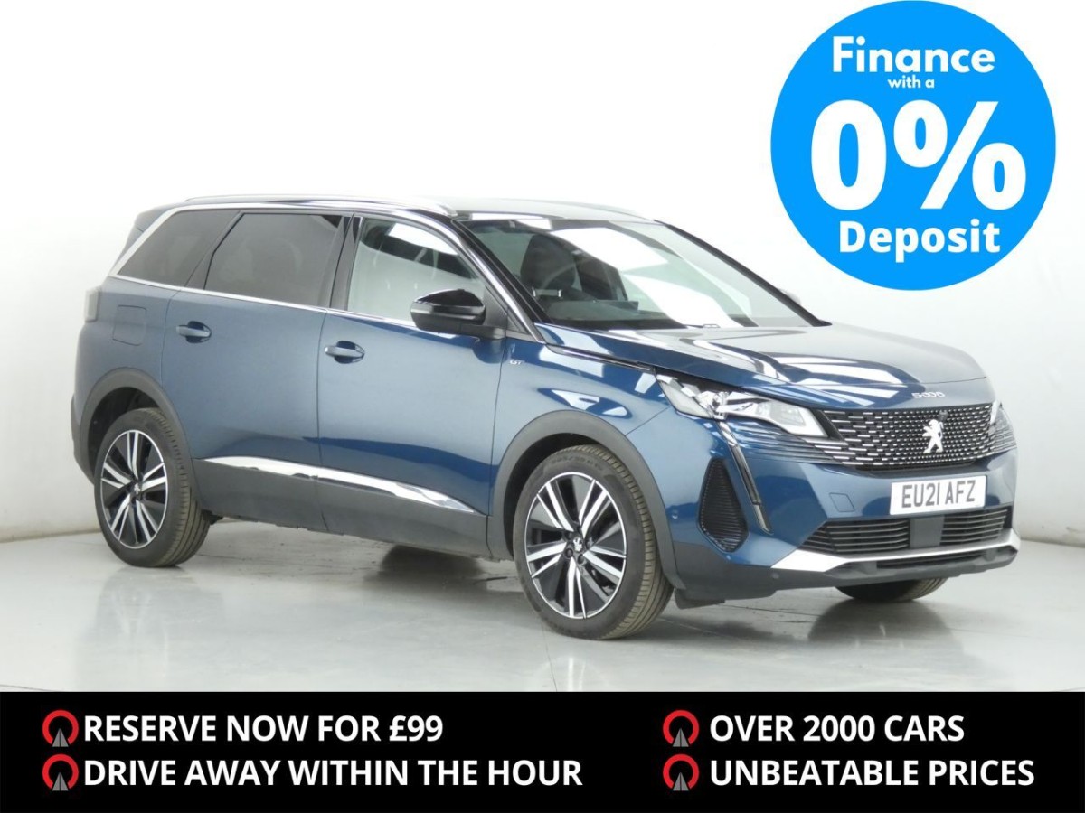 PEUGEOT 5008 1.6 PURETECH S/S GT PREMIUM 5D 179 BHP - 2021 - £21,990