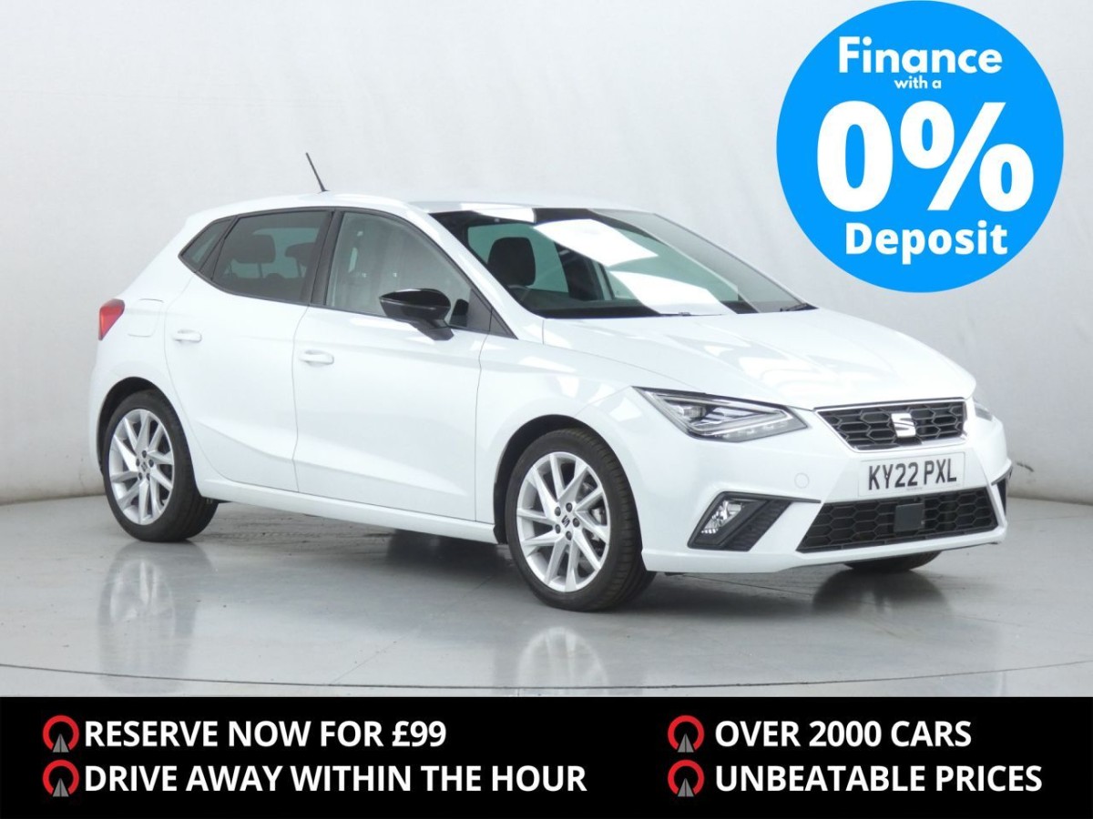 SEAT IBIZA 1.0 TSI FR 5D 94 BHP - 2022 - £12,400