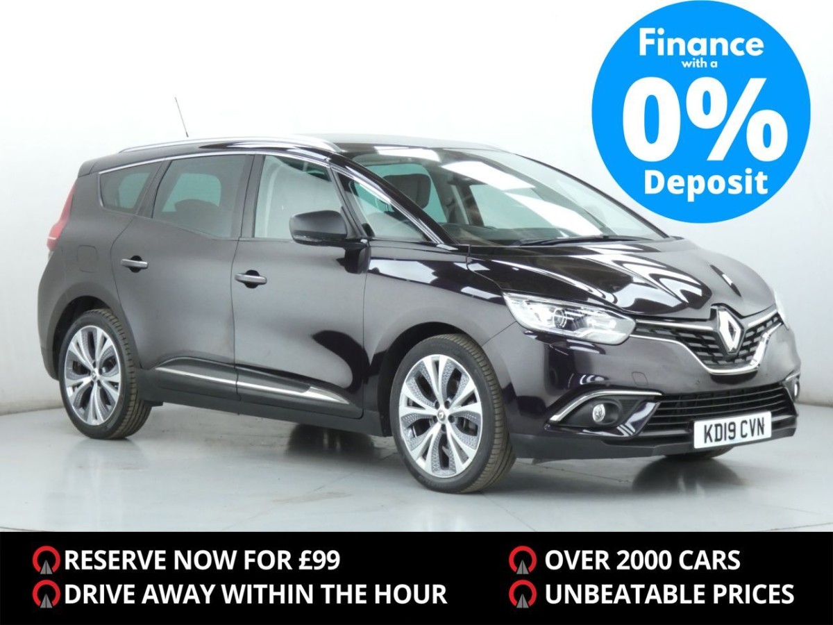 RENAULT GRAND SCENIC 1.3 SIGNATURE TCE EDC 5D 139 BHP - 2019 - £14,700