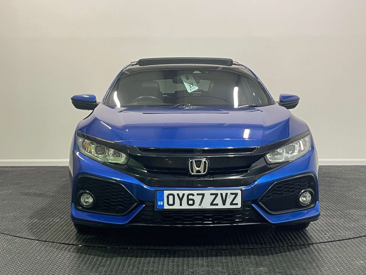 HONDA CIVIC 2017 (67) 1.0 VTEC TURBO EX HATCHBACK 5DR PETROL CVT EURO 6 (S/S) (129 PS) - 2017 - £12,500