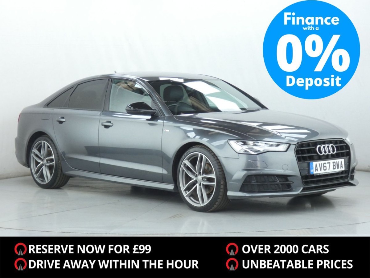 AUDI A6 2.0 TDI ULTRA BLACK EDITION 4D 188 BHP - 2017 - £11,400