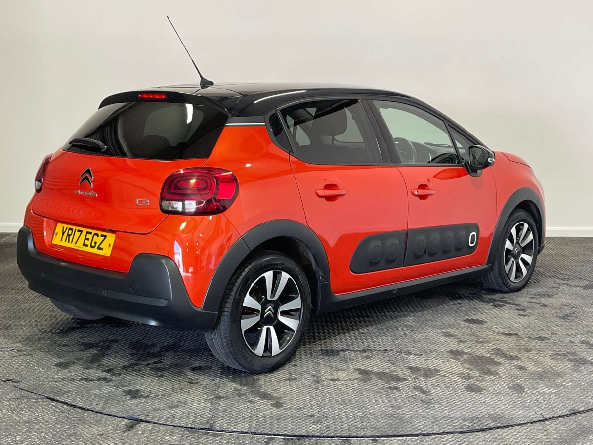 CITROEN C3 2017 (17) 1.2 PURETECH FLAIR HATCHBACK 5DR PETROL MANUAL EURO 6 (82 PS) - 2017 - £6,000