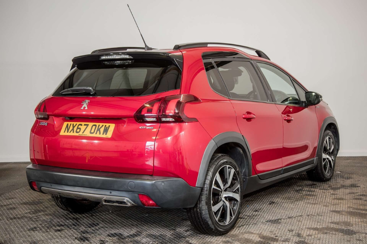 PEUGEOT 2008 2017 (67) 1.2 PURETECH GT LINE SUV 5DR PETROL MANUAL EURO 6 (S/S) (130 PS) - 2017 - £8,500