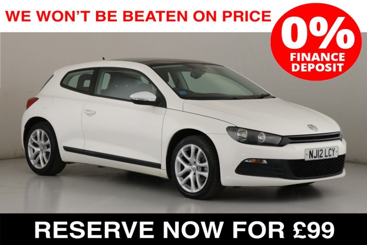 VOLKSWAGEN SCIROCCO 1.4 TSI 3D 121 BHP - 2012 - £7,990
