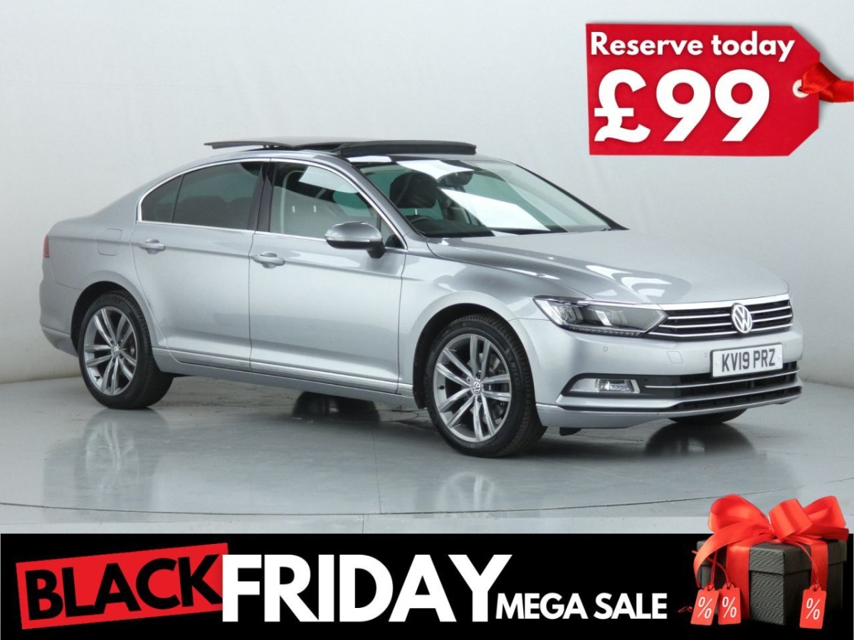 VOLKSWAGEN PASSAT 2.0 GT TDI DSG 4D 188 BHP - 2019 - £15,990