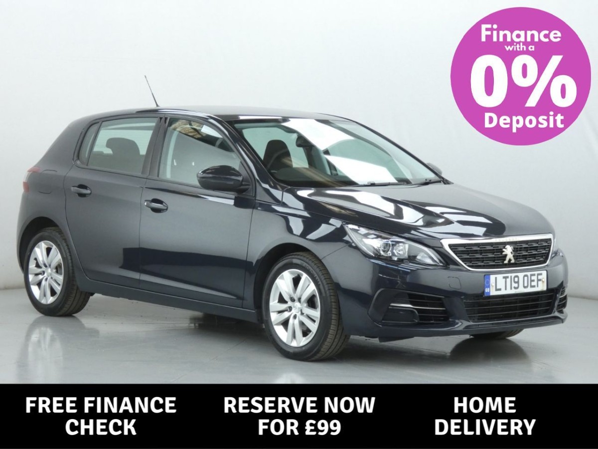 PEUGEOT 308 1.5 BLUEHDI S/S ACTIVE 5D 129 BHP - 2019 - £8,400
