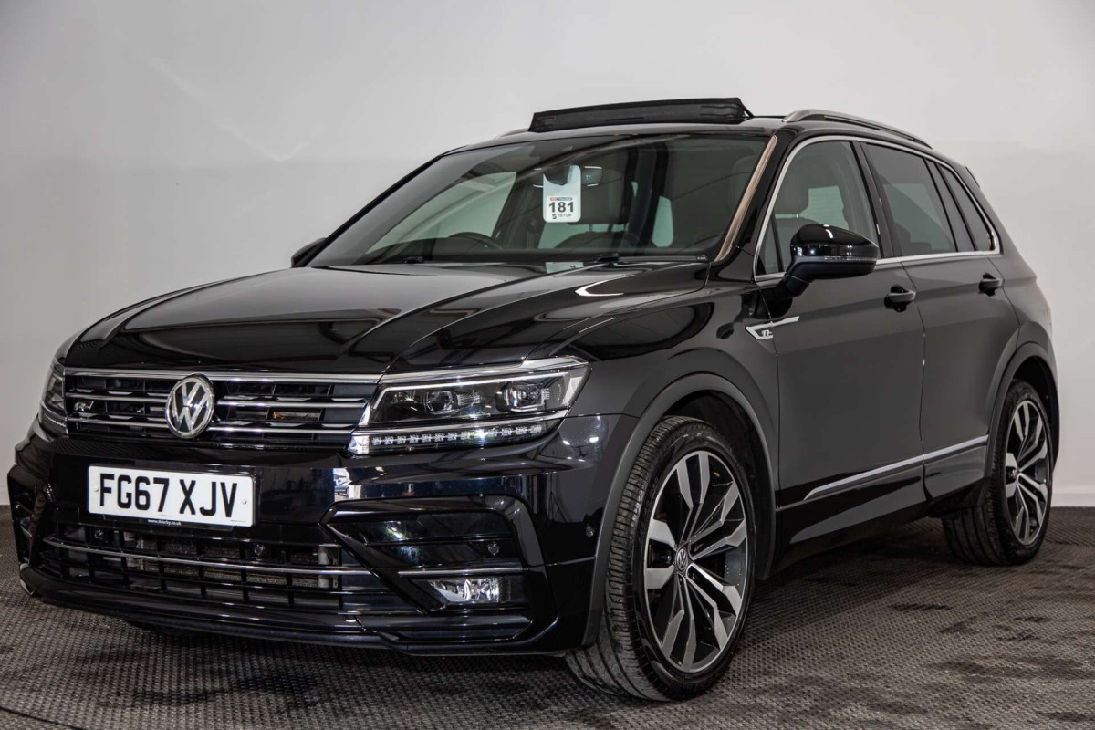 VOLKSWAGEN TIGUAN 2017 (67) 2.0 TDI R-LINE SUV 5DR DIESEL DSG 4MOTION EURO 6 (S/S) (190 PS) - 2017 - £19,500