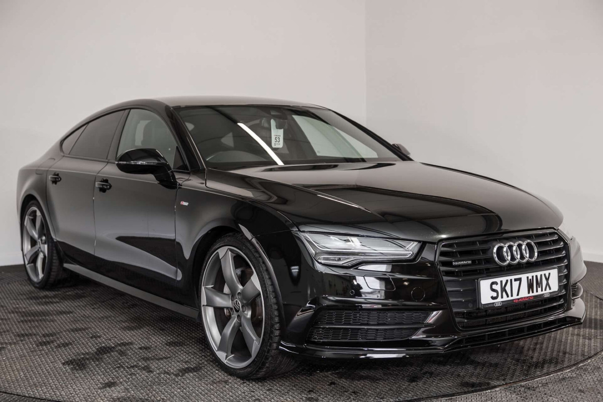 AUDI A7 2017 (17) 3.0 TDI V6 BLACK EDITION SPORTBACK 5DR DIESEL S TRONIC QUATTRO EURO 6 (S/S) - 2017 - £16,000