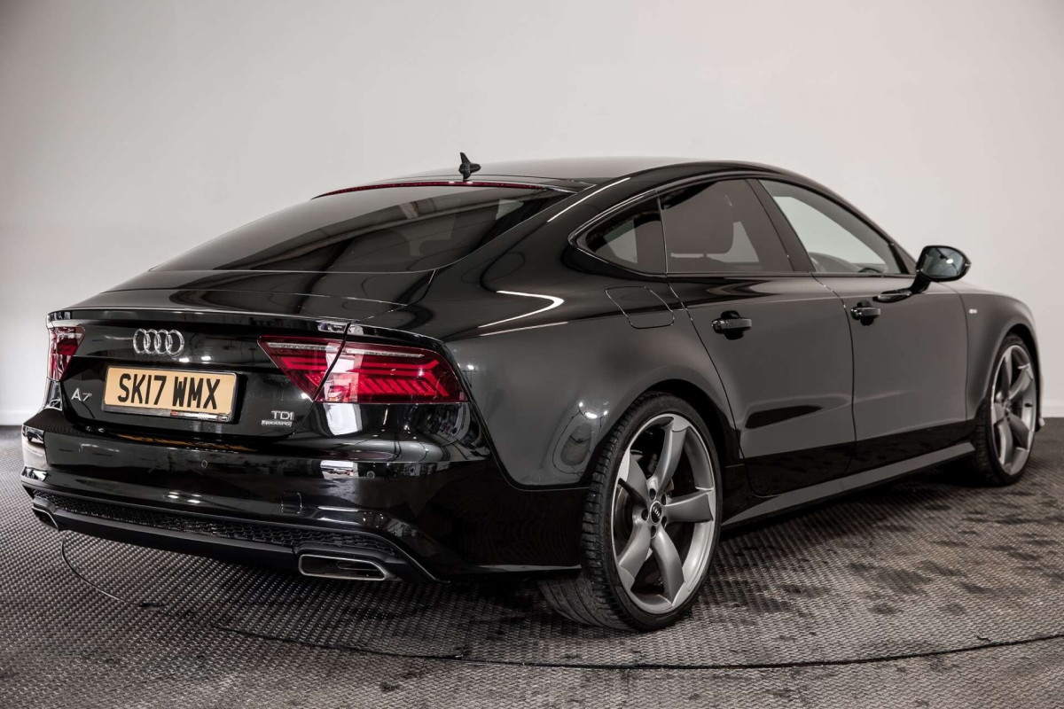 AUDI A7 2017 (17) 3.0 TDI V6 BLACK EDITION SPORTBACK 5DR DIESEL S TRONIC QUATTRO EURO 6 (S/S) - 2017 - £16,000