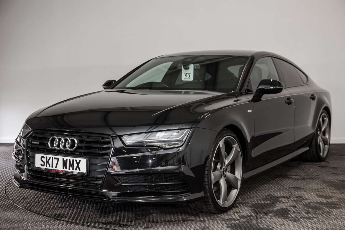 AUDI A7 2017 (17) 3.0 TDI V6 BLACK EDITION SPORTBACK 5DR DIESEL S TRONIC QUATTRO EURO 6 (S/S) - 2017 - £16,000