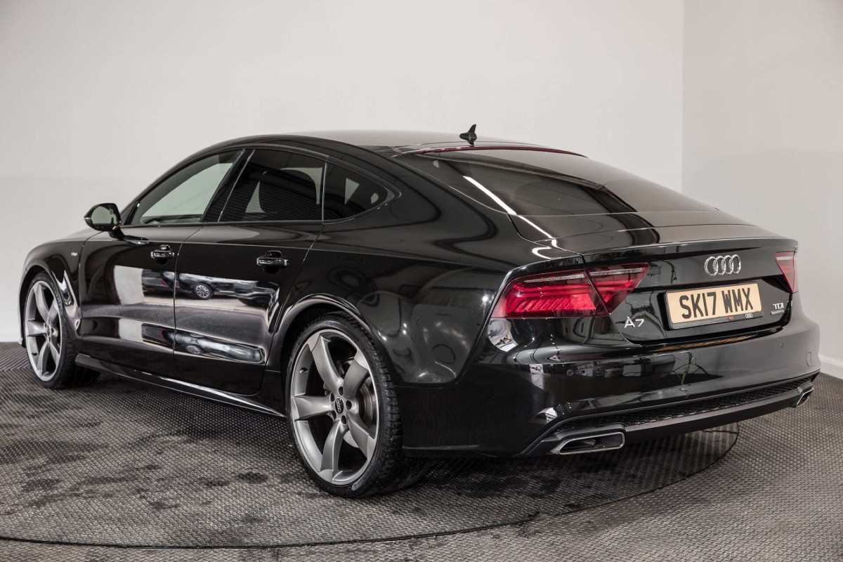 AUDI A7 2017 (17) 3.0 TDI V6 BLACK EDITION SPORTBACK 5DR DIESEL S TRONIC QUATTRO EURO 6 (S/S) - 2017 - £16,000