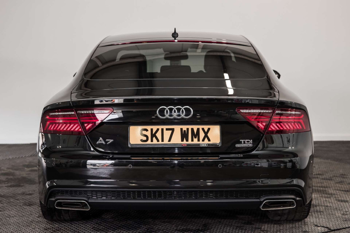 AUDI A7 2017 (17) 3.0 TDI V6 BLACK EDITION SPORTBACK 5DR DIESEL S TRONIC QUATTRO EURO 6 (S/S) - 2017 - £16,000