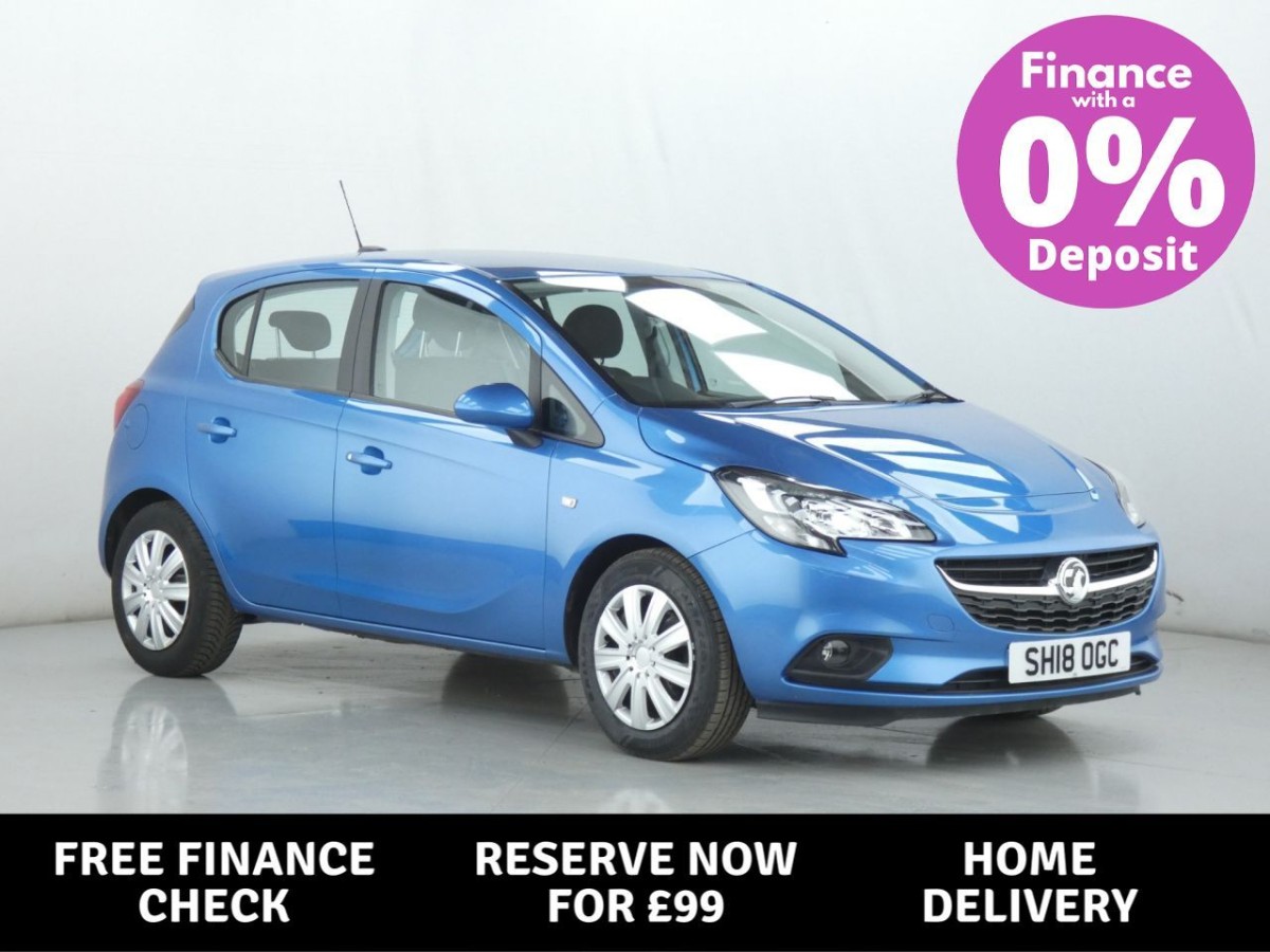 VAUXHALL CORSA 1.4 DESIGN 5D 89 BHP - 2018 - £8,990