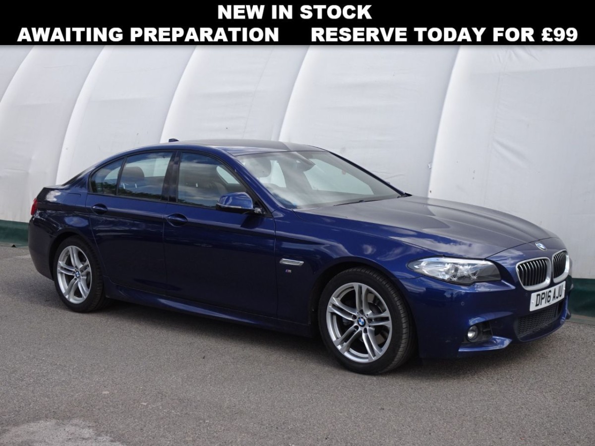 BMW 5 SERIES 2.0 520D M SPORT 4D 188 BHP - 2016 - £16,700