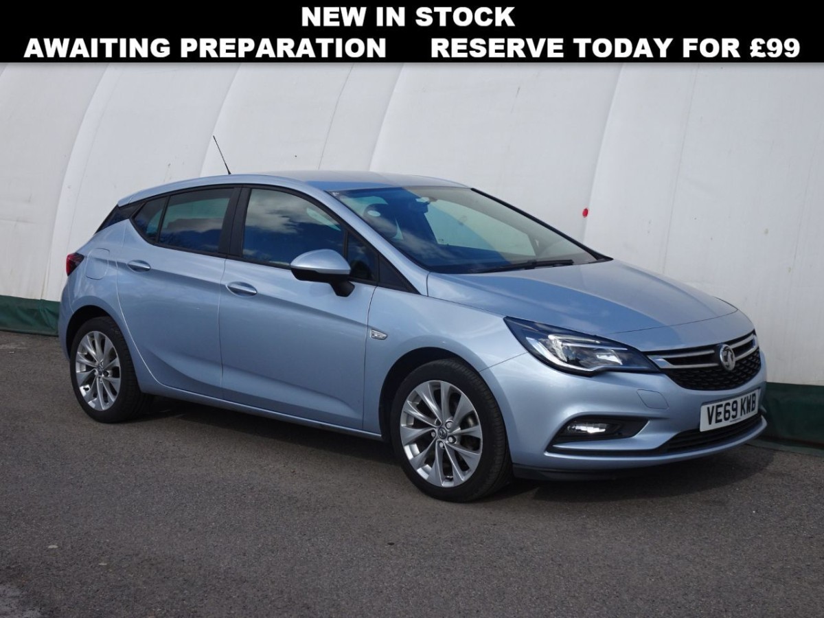 VAUXHALL ASTRA 1.4 DESIGN S/S 5D 148 BHP - 2019 - £7,700