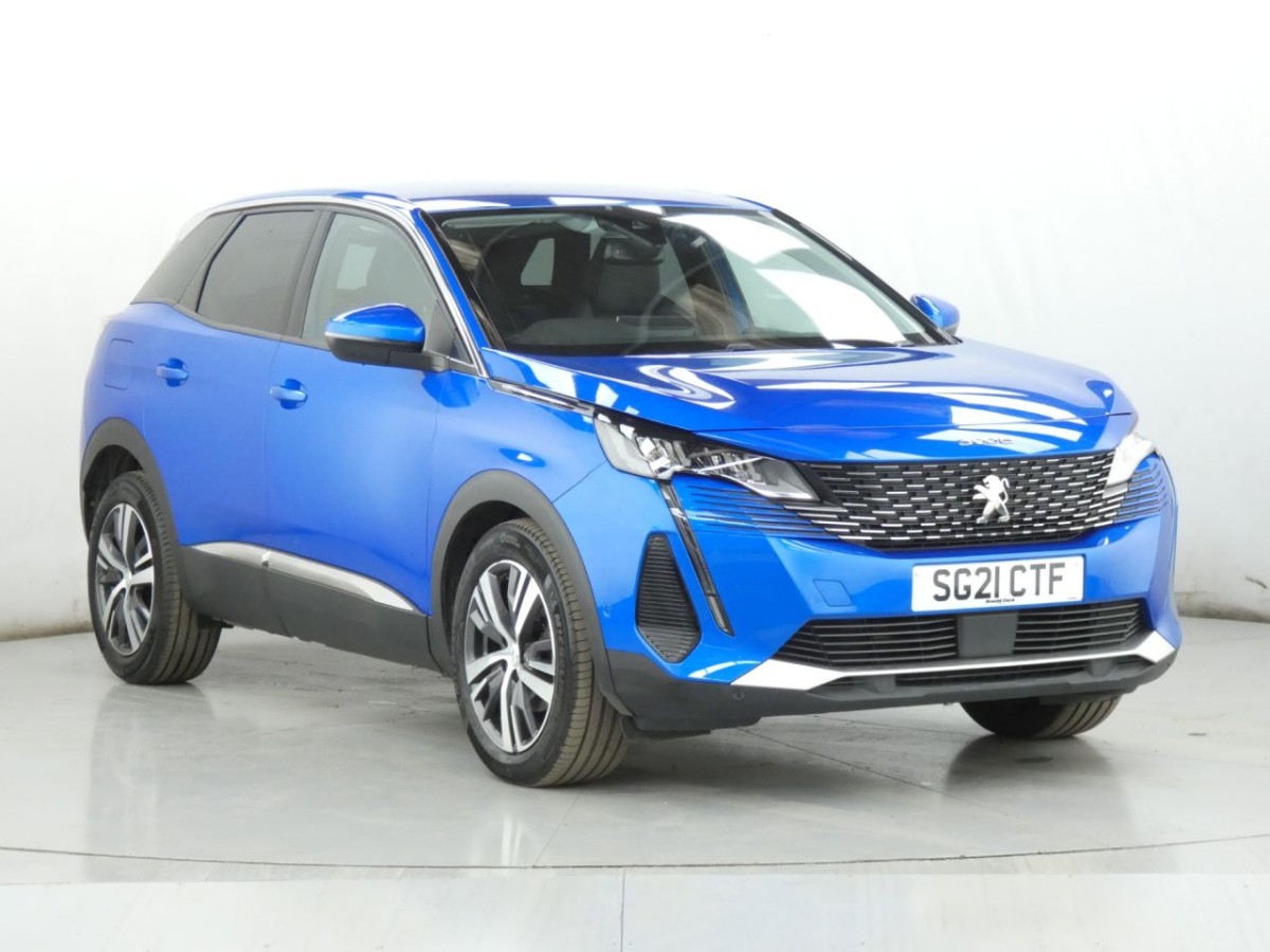 PEUGEOT 3008 1.5 BLUEHDI S/S ALLURE 5D 129 BHP - 2021 - £16,990