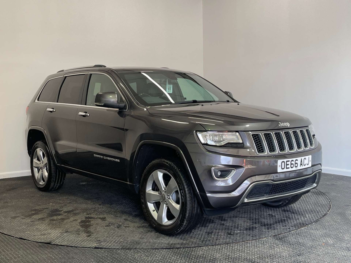 JEEP GRAND CHEROKEE 2017 (66) 3.0 V6 CRD OVERLAND SUV 5DR DIESEL AUTO 4WD EURO 6 (S/S) (250 PS) - 2017 - £14,250