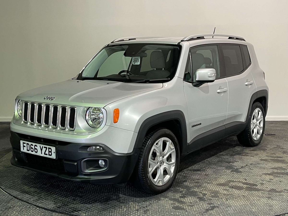 JEEP RENEGADE 2016 (66) 1.6 MULTIJETII LIMITED SUV 5DR DIESEL MANUAL EURO 6 (S/S) (120 PS) - 2016 - £8,500