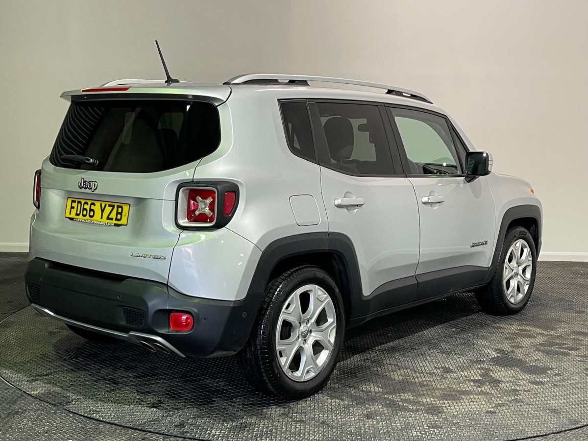 JEEP RENEGADE 2016 (66) 1.6 MULTIJETII LIMITED SUV 5DR DIESEL MANUAL EURO 6 (S/S) (120 PS) - 2016 - £8,500