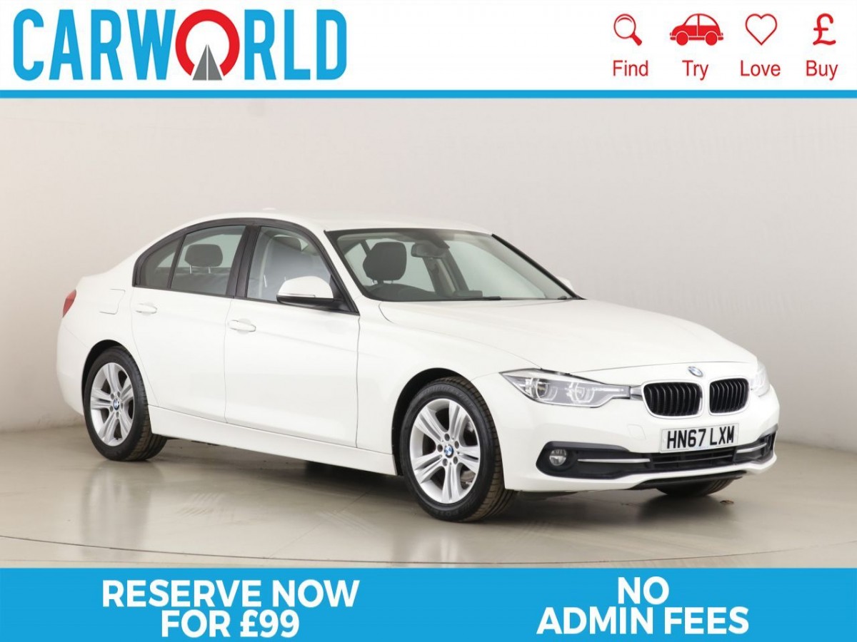 BMW 3 SERIES 2.0 320D ED SPORT 4D 161 BHP - 2017 - £14,490
